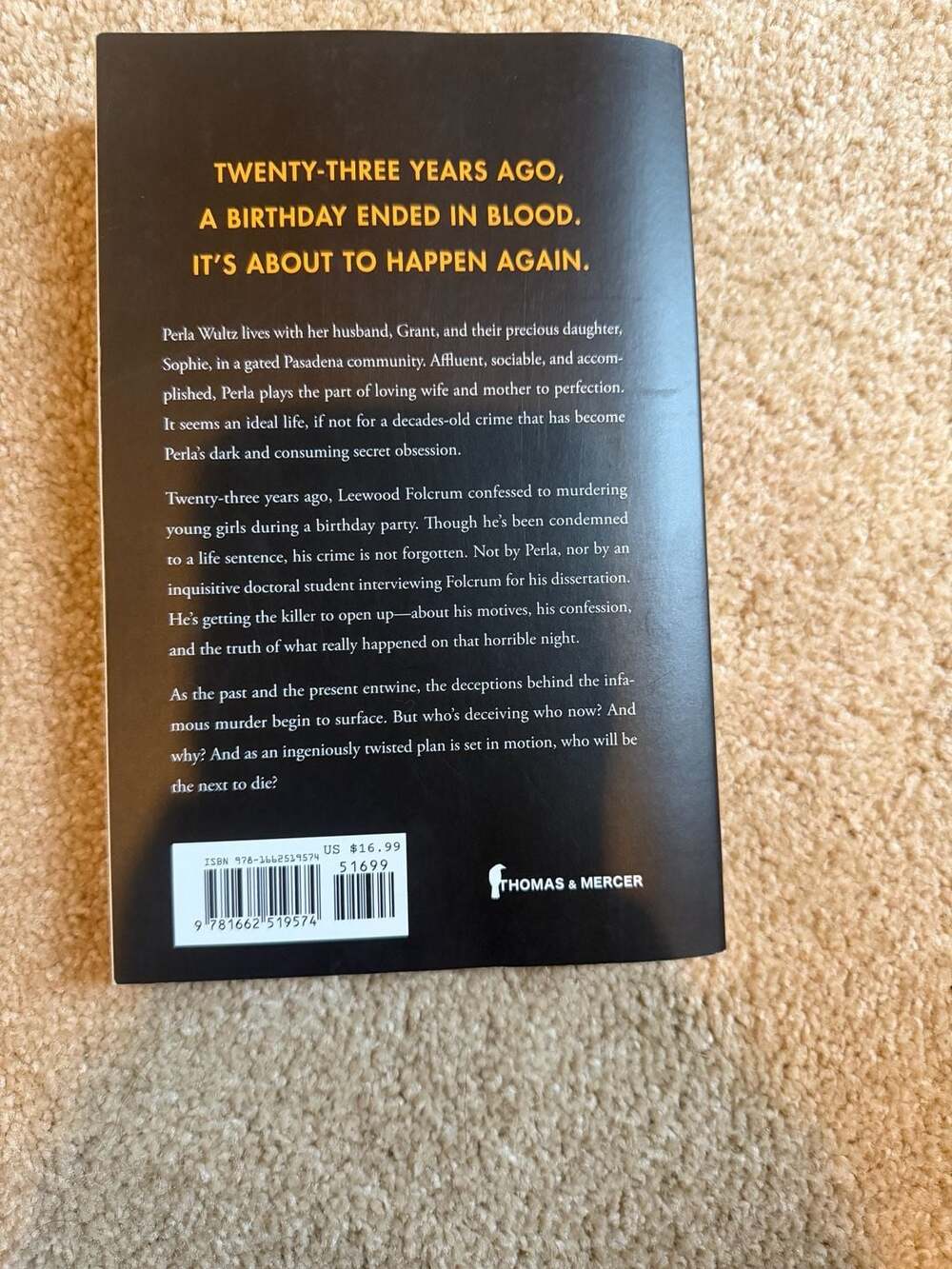 The Last Party by A. R. Torre Paperback - Picture 2 of 3